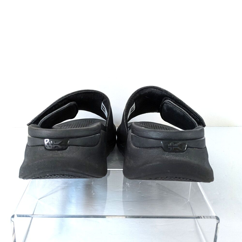 Kuru Moment Womens Size 10M Platform Slide Sandal Black Peach Ortho Recovery - Picture 5 of 14